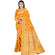 Amolika Sarees Mustard Banarasi Silk Saree With Premium Gold Zari Craft & Unstitched Blouse