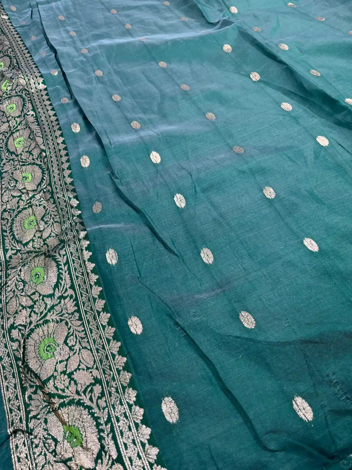Cotton Silk Saree With Unstitched Blouse Piece AM-1721