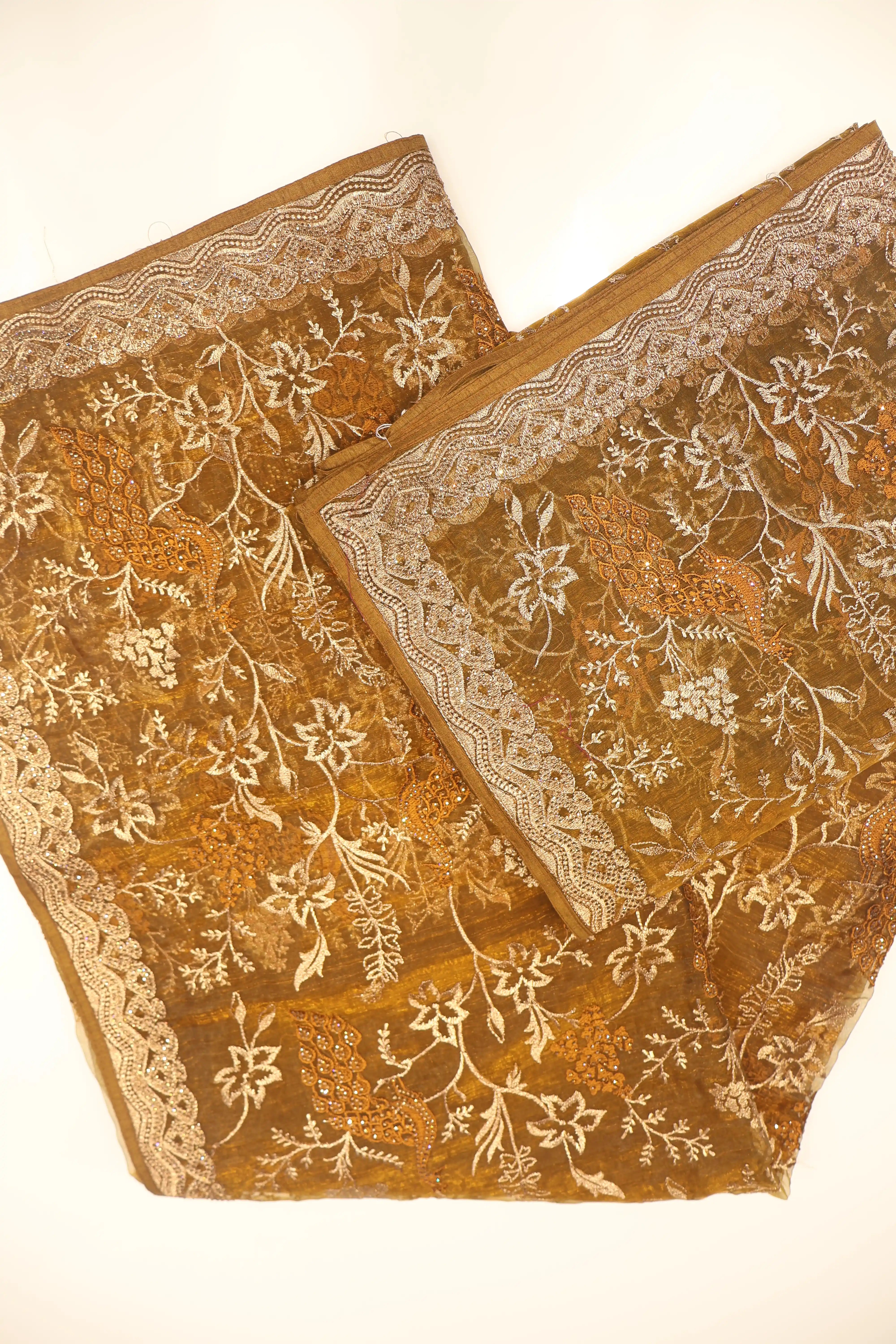 Rolex Saree With Unstitched Blouse Piece DA-7581