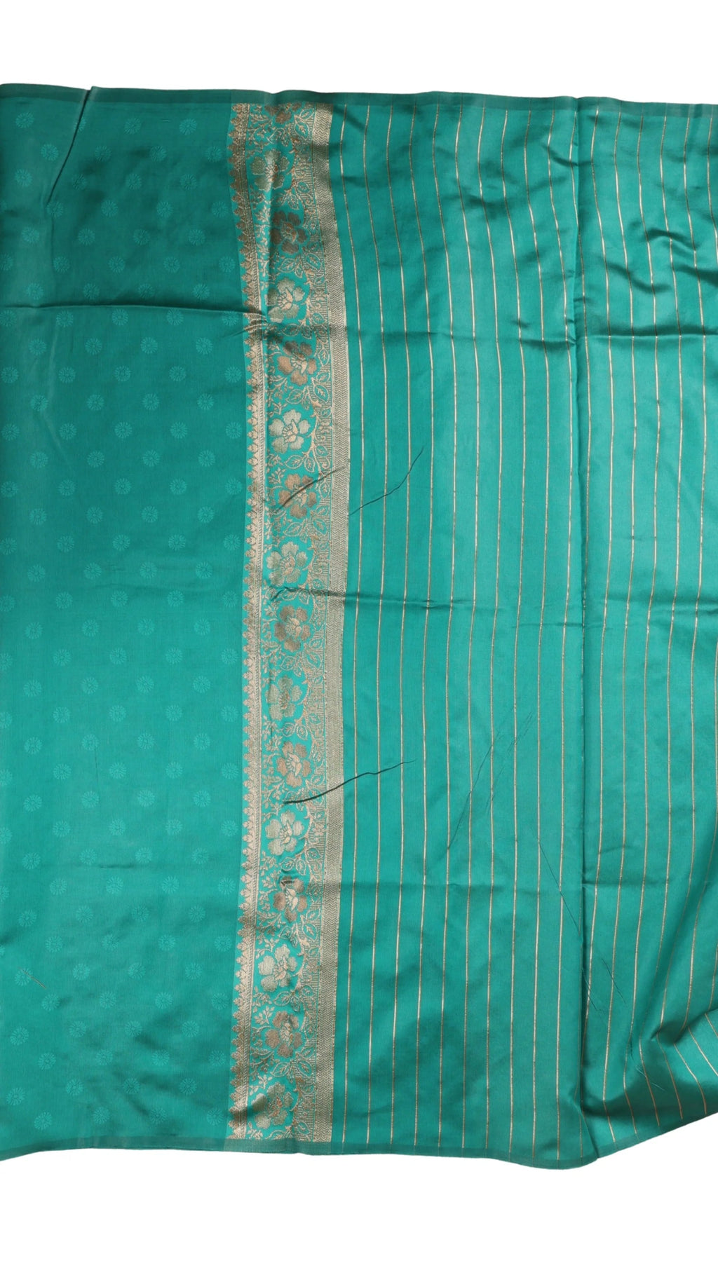 Banarasi Sky Blue Silk Saree With Unstitched Blouse Piece AM - 1287 - Amolika Sarees