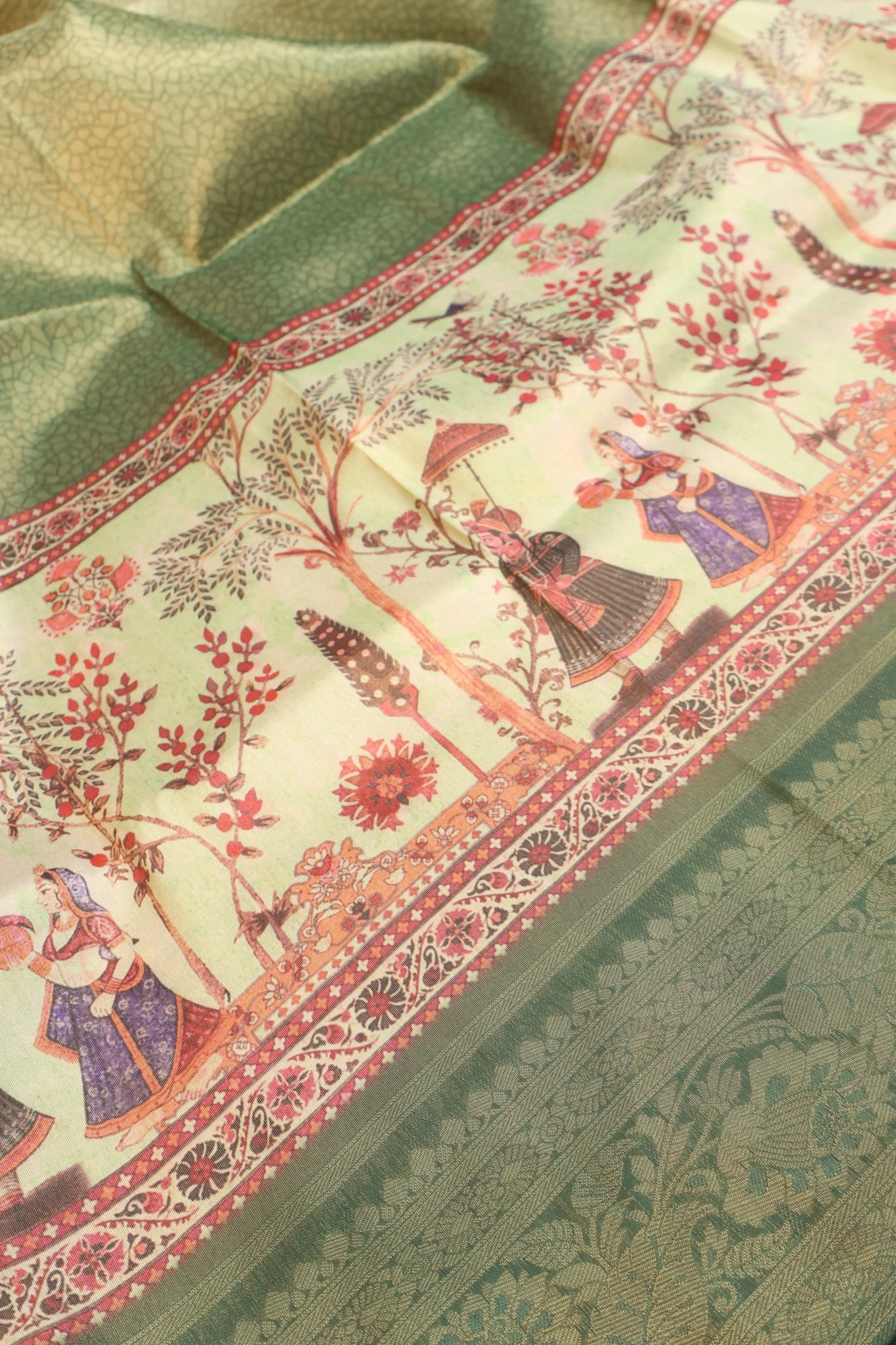 Softy Silk Saree With Unstitched Blouse Piece AM - 1496 - Amolika Sarees